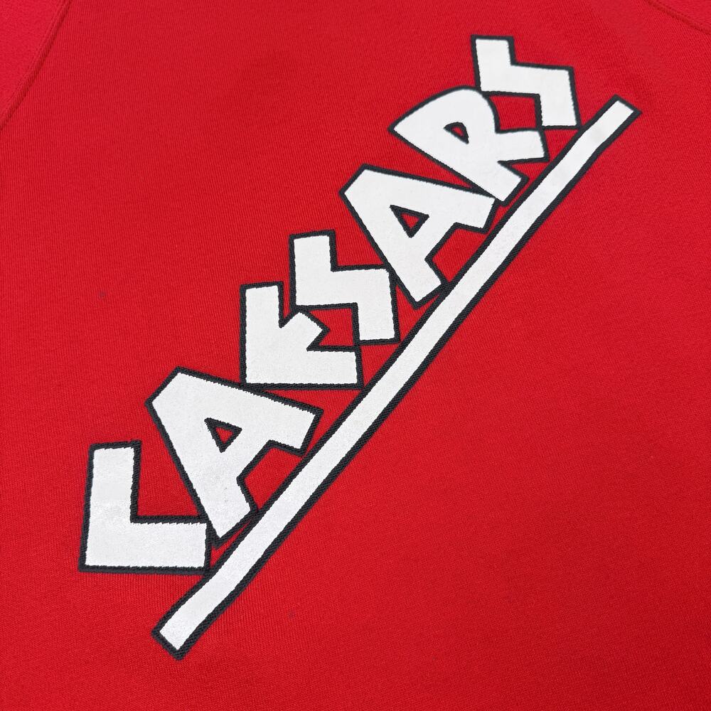 Vintage Caesars Palace Sweatshirt Red Made in USA Puffy Print Graphic L